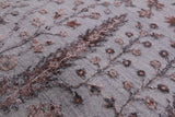 Grey Persian Ziegler Handmade Wool & Silk Rug - 6' 5" X 9' 4" - Golden Nile