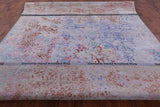 Modern Handmade Wool & Silk Rug - 8' 11" X 12' 6" - Golden Nile