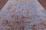 Modern Handmade Wool & Silk Rug - 8' 11" X 12' 6" - Golden Nile