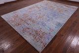 Modern Handmade Wool & Silk Rug - 8' 11" X 12' 6" - Golden Nile