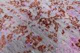Modern Handmade Wool & Silk Rug - 8' 11" X 12' 6" - Golden Nile