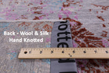 Modern Handmade Wool & Silk Rug - 8' 11" X 12' 6" - Golden Nile