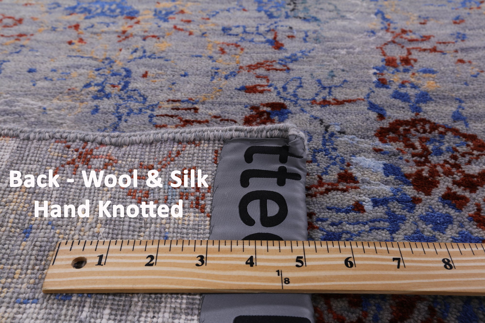 Contemporary Hand Knotted Wool & Silk Rug - 9' 1" X 12' 6" - Golden Nile