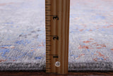 Contemporary Hand Knotted Wool & Silk Rug - 9' 1" X 12' 6" - Golden Nile