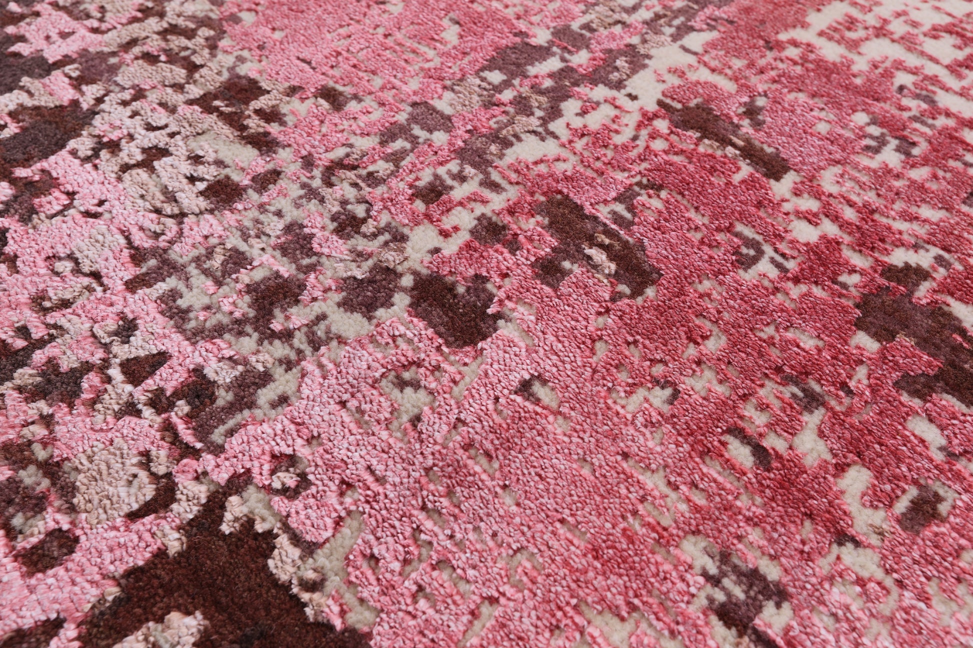 Modern Handmade Wool & Silk Rug - 5' 0" X 7' 0" - Golden Nile