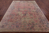 Contemporary Hand Knotted Wool & Silk Rug - 8' 0" X 10' 4" - Golden Nile