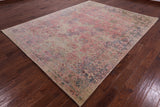 Contemporary Hand Knotted Wool & Silk Rug - 8' 0" X 10' 4" - Golden Nile
