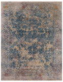 Modern Hand Knotted Wool & Silk Rug - 7' 11" X 10' 2" - Golden Nile