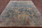 Modern Hand Knotted Wool & Silk Rug - 7' 11" X 10' 2" - Golden Nile