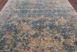 Modern Hand Knotted Wool & Silk Rug - 7' 11" X 10' 2" - Golden Nile