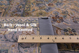 Modern Hand Knotted Wool & Silk Rug - 8' 1" X 10' 1" - Golden Nile