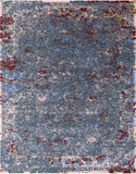 Persian Hand Knotted Wool & Silk Rug - 8' 0" X 10' 1" - Golden Nile