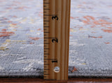 Modern Hand Knotted Wool & Silk Rug - 7' 9" X 10' 2" - Golden Nile