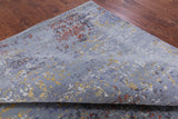 Modern Hand Knotted Wool & Silk Rug - 7' 9" X 10' 2" - Golden Nile