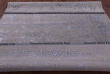 Grey Persian Fine Serapi Hand Knotted Wool & Silk Rug - 8' 1" X 10' 2" - Golden Nile
