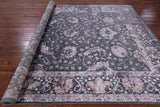Grey Modern Handmade Wool & Silk Rug - 8' 1" X 10' 2" - Golden Nile