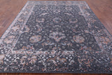 Grey Modern Handmade Wool & Silk Rug - 8' 1" X 10' 2" - Golden Nile
