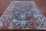 Grey Persian Handmade Wool & Silk Rug - 8' 1" X 10' 1" - Golden Nile