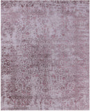 Grey Persian Fine Serapi Hand Knotted Wool & Silk Rug - 8' 2" X 10' 1" - Golden Nile