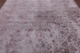 Grey Persian Fine Serapi Hand Knotted Wool & Silk Rug - 8' 2" X 10' 1" - Golden Nile