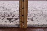 Ivory Modern Handmade Wool & Silk Rug - 6' 1" X 9' 3" - Golden Nile