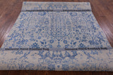 Modern Handmade Wool & Silk Rug - 5' 11" X 8' 11" - Golden Nile