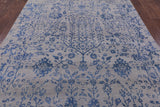 Modern Handmade Wool & Silk Rug - 5' 11" X 8' 11" - Golden Nile