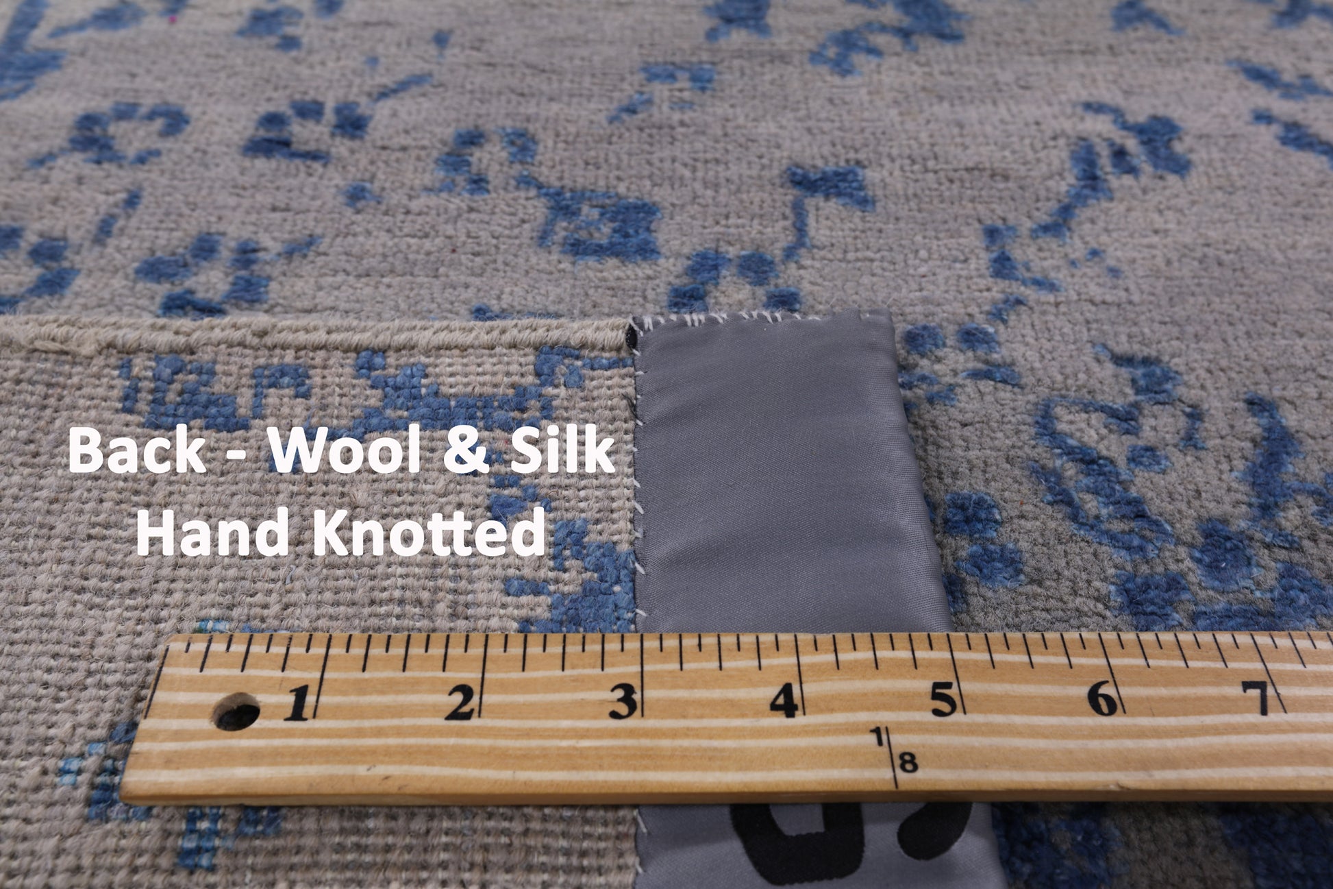 Modern Handmade Wool & Silk Rug - 5' 11" X 8' 11" - Golden Nile