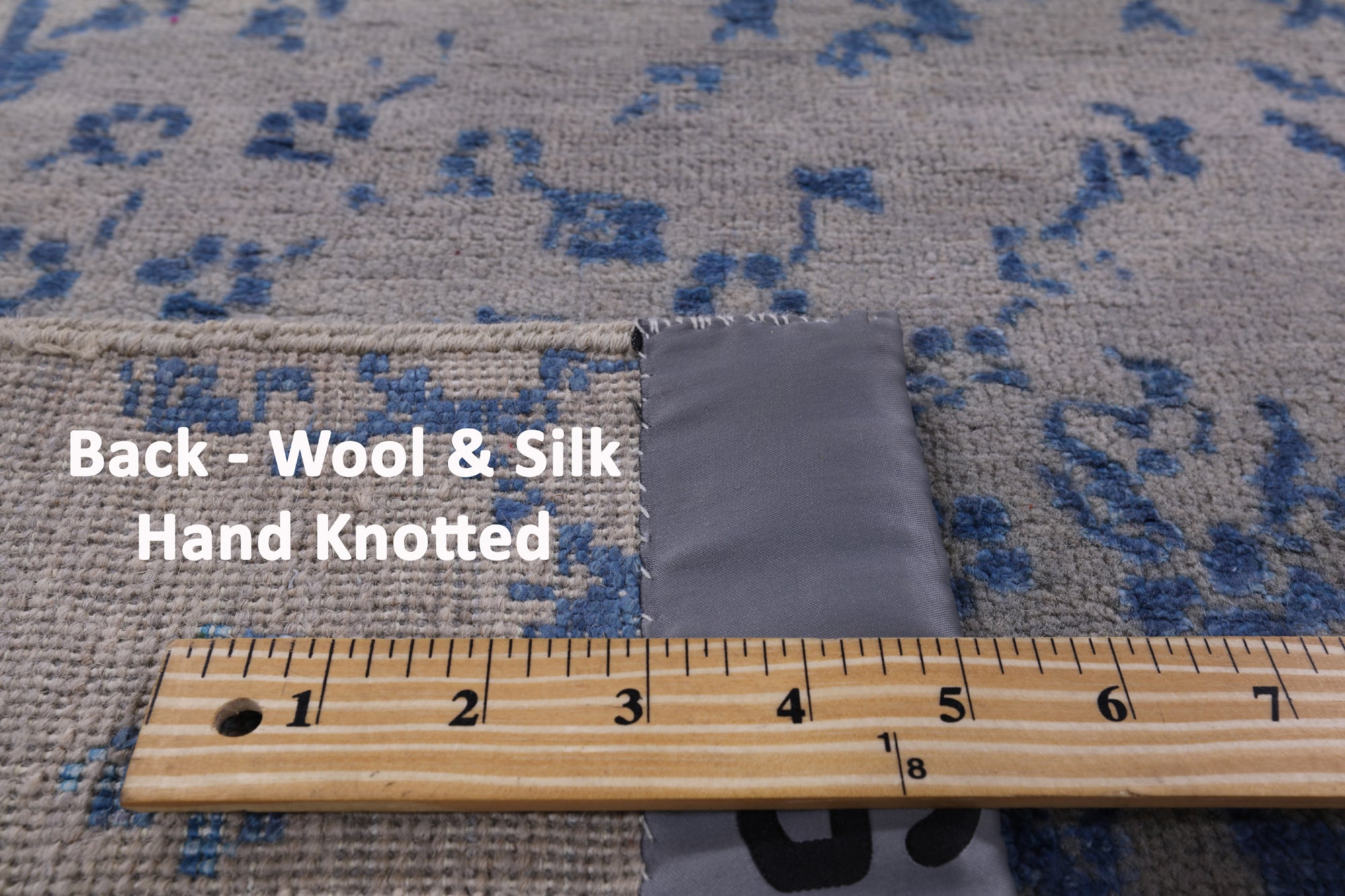 Modern Handmade Wool & Silk Rug - 5' 11" X 8' 11" - Golden Nile