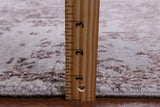 Grey Modern Handmade Wool & Silk Rug - 6' 0" X 9' 2" - Golden Nile