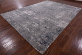 Modern Hand Knotted Wool & Silk Rug - 8' 10" X 12' 0" - Golden Nile