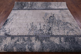 Contemporary Handmade Wool & Silk Rug - 6' 6" X 9' 8" - Golden Nile