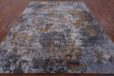 Modern Hand Knotted Wool & Silk Rug - 8' 0" X 10' 0" - Golden Nile