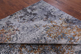 Modern Hand Knotted Wool & Silk Rug - 8' 0" X 10' 0" - Golden Nile