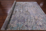 Contemporary Hand Knotted Wool & Silk Rug - 7' 11" X 10' 0" - Golden Nile