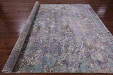 Contemporary Hand Knotted Wool & Silk Rug - 7' 11" X 10' 0" - Golden Nile