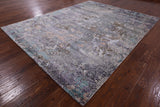 Contemporary Hand Knotted Wool & Silk Rug - 7' 11" X 10' 0" - Golden Nile