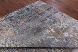 Contemporary Hand Knotted Wool & Silk Rug - 7' 11" X 10' 0" - Golden Nile