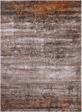 Modern Hand Knotted Wool & Silk Rug - 9' 0" X 12' 2" - Golden Nile