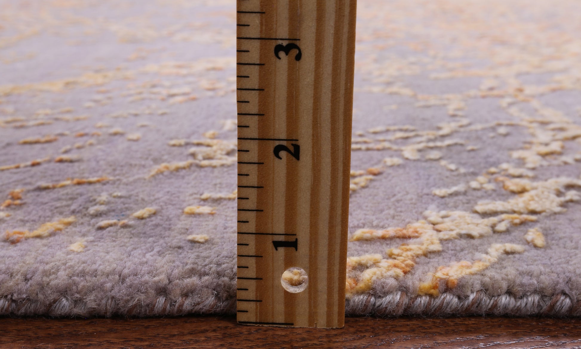 Modern Hand Knotted Wool & Silk Rug - 5' 7" X 8' 3" - Golden Nile