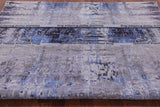Modern Hand Knotted Wool & Silk Rug - 8' 10" X 12' 0" - Golden Nile