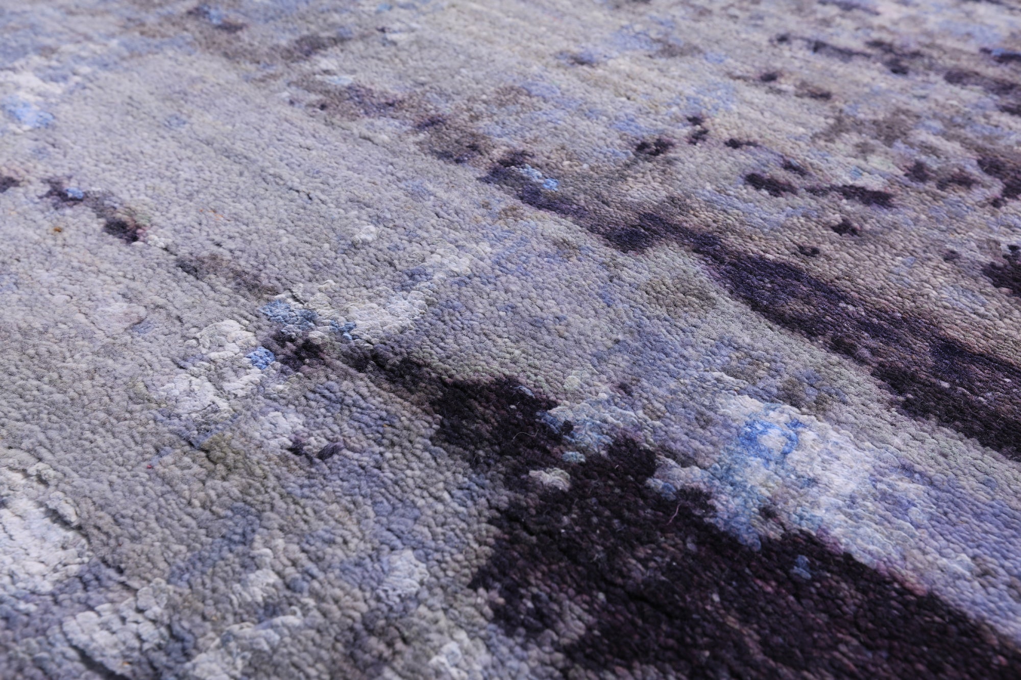 Modern Hand Knotted Wool & Silk Rug - 8' 10" X 12' 0" - Golden Nile