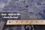 Modern Hand Knotted Wool & Silk Rug - 8' 10" X 12' 0" - Golden Nile