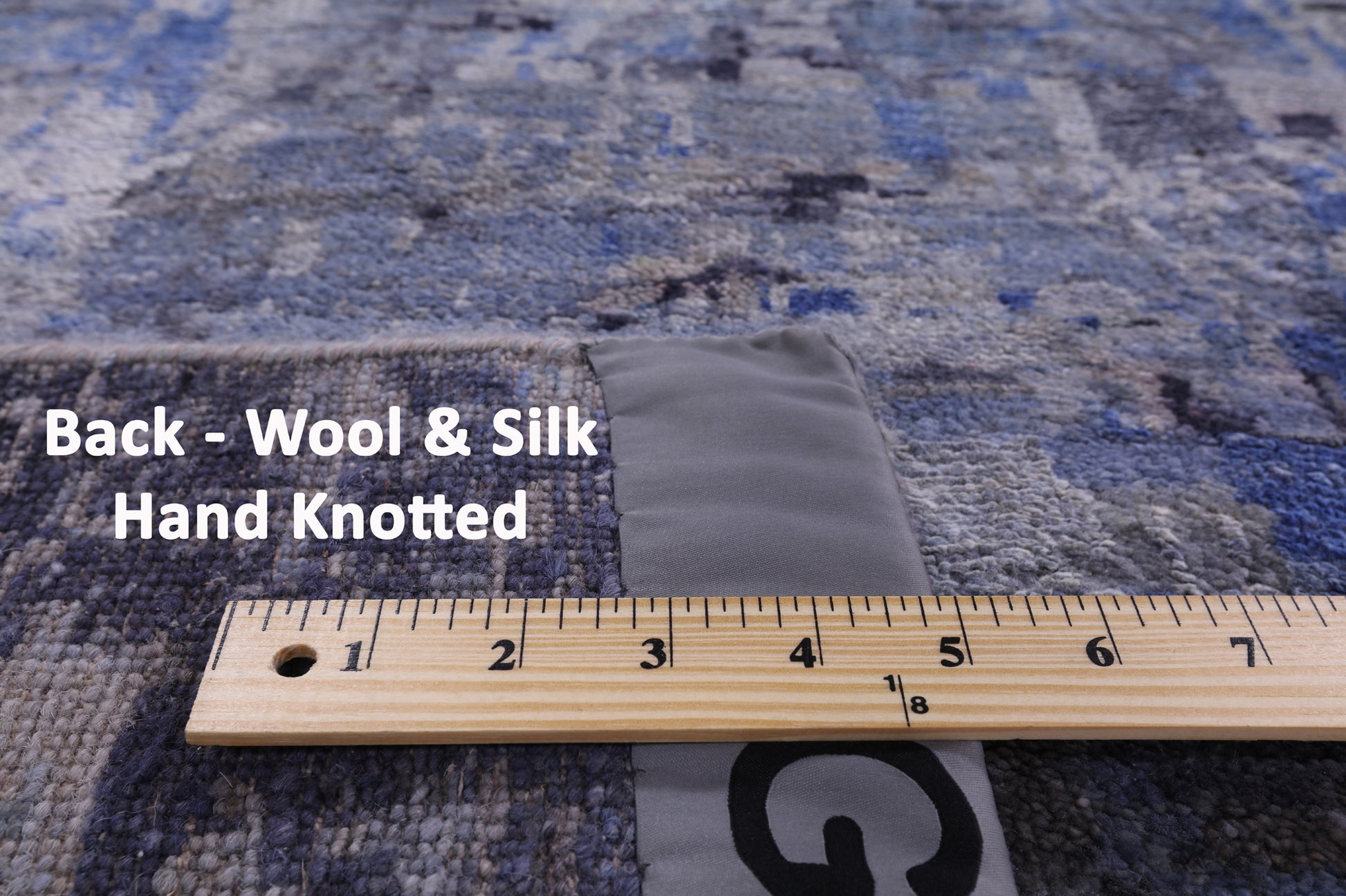 Modern Hand Knotted Wool & Silk Rug - 8' 10" X 12' 0" - Golden Nile