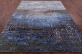 Modern Hand Knotted Wool & Silk Rug - 7' 11" X 10' 1" - Golden Nile