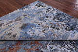 Modern Hand Knotted Wool & Silk Rug - 8' 0" X 10' 1" - Golden Nile