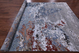 Modern Hand Knotted Wool & Silk Rug - 8' 0" X 10' 1" - Golden Nile