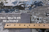 Contemporary Handmade Wool & Silk Rug - 8' 0" X 10' 1" - Golden Nile