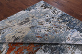 Contemporary Handmade Wool & Silk Rug - 8' 0" X 10' 1" - Golden Nile