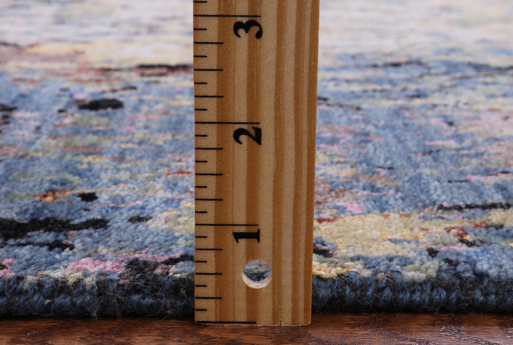 Contemporary Handmade Wool & Silk Rug - 5' 10" X 8' 11" - Golden Nile